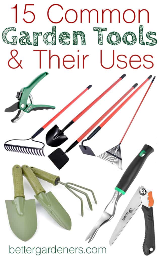 15 Common Gardening Tools And Their Uses Better Gardener S Guide