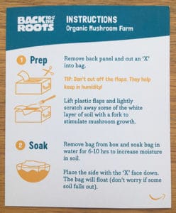 Mushroom Growing Instructions