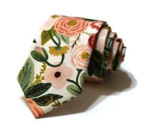 Rose Garden Neck Tie Father's Day Gift
