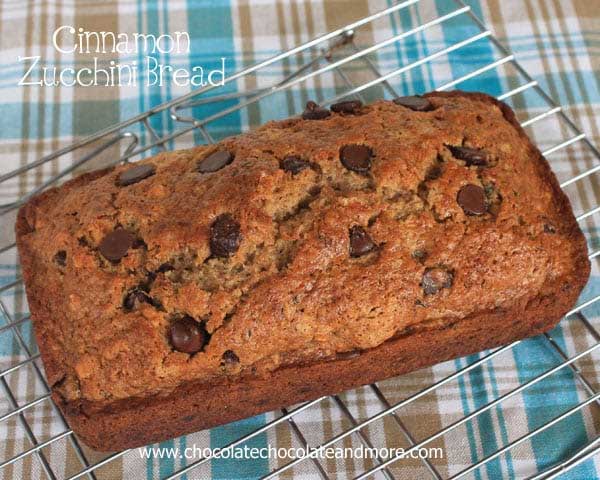 Cinnamon Zucchini Bread