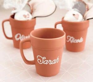 Personalized Pot Mug - Houseplant Lover Gifts